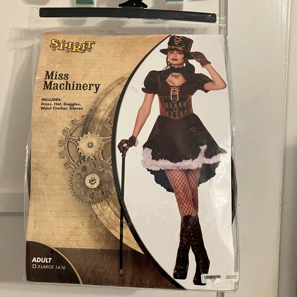 Spirit Steampunk Brown and White Costume